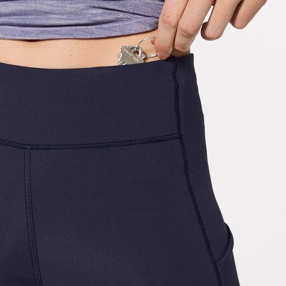 Lululemon Speed Up Tight *Full-On Luxtreme Brushed 28" Midnight Navy- Size 6 - Picture 7 of 15